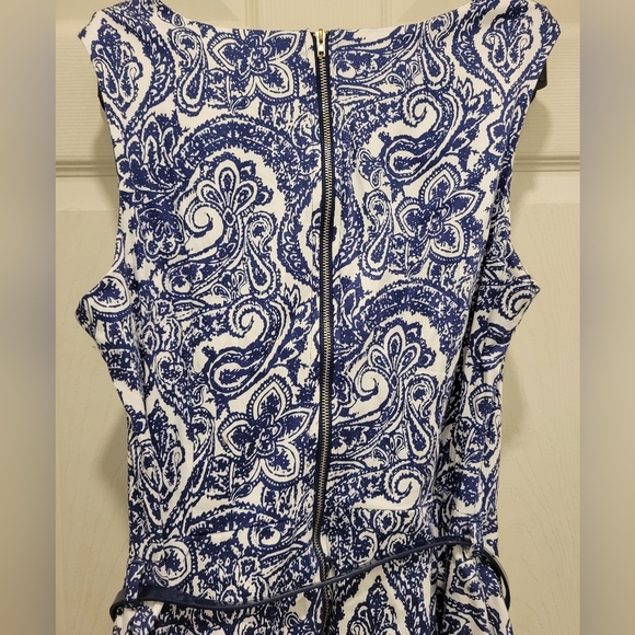 Suzy shiermedium blue & white dress - Picture 3 of 5